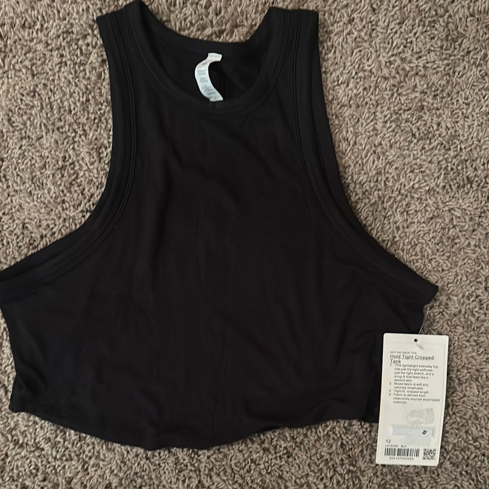 Lululemon rubbed crop top